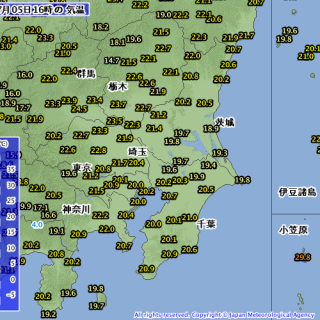 2015/07/05 16:00JST 気温